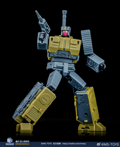 Magic Square MS-Toys MS-B51C MSB51C Lord of War Heavy Gunner (Brawl, Bruticus Combiner) New Painting G1 Version 10cm, 4"