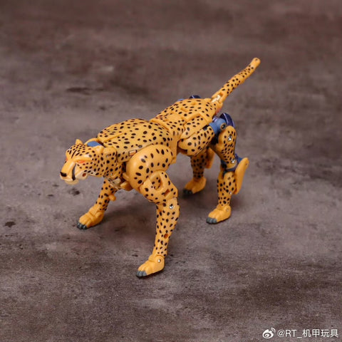 Robot Toys RT-03 / RT-03B RT03 / RT03B Working Leopard (Beast Wars BW Cheetor / Black Panther) 2 in 1 sets 8.7cm / 3.4"