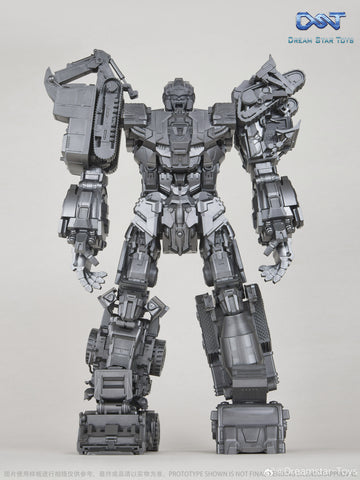 Dream Star Toys  DST02-002 DST02002 Hook Warrior ( Hook, Constructicon, Devastator Combiner) DreamStarToys Metallic Version 24.5 cm / 9.6"