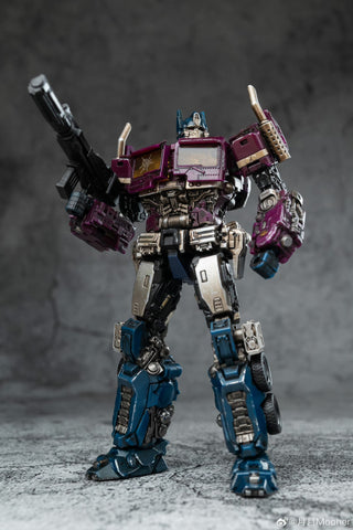 Lucky Cat Extreme Trans ET02SG ET-02SG Shatter (Bayverse Bumblebee Movie Optimus Prime SG Shattered Glass) Purple Version 10cm / 4"