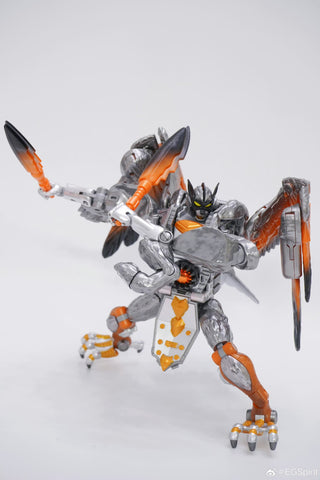 Transart TA BWM-12 BWM12 Wing Wolf Combatant Lightning (BW Beast Wars Maximals Silverbolt) 18.5cm / 7.3"