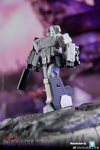 Dr.Wu & Mechanic Studio Extreme Warfare DW-E36 Menace King (Megatron) Original Grey Leg Version 4.5cm