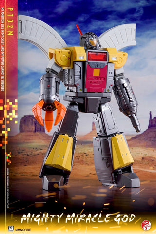 Pangu Toys PT-02M PT02M Mighty Miracle God (Omega Supreme) Metallic Version 27cm / `10.7"