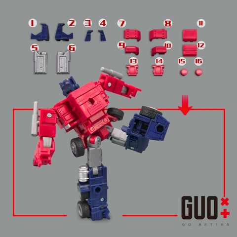 Go Better Studio GX-65 GX65 Upgrade Kit / Gap fillers for Legacy United G1 Universe Optimus Prime Upgrade Kit