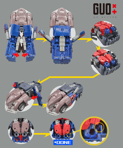 Go Better Studio GX-55A GX-55B GX55A GX55B Gap fillers for WFC Studio Series Voyager 03 Gamer Edition SS GE03 Optimus Prime Upgrade Kit