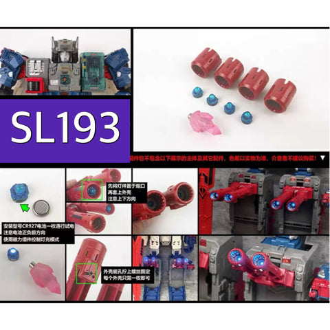 Shockwave Lab SL-193 SL193 Lights kit for Titan-Class Fortress Maximus Upgrade Kit