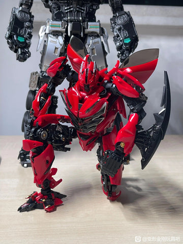 4th Party DN01 DN-01 DINO ( 1:1 KO Unique Toys UT  R06 R-06 Red Dasher Bayverse DOTM Dino) 20cm / 7.9"