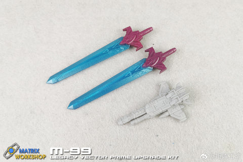 Matrix Workshop M99 M-99 Weapon set for Legacy United Cybertron Universe Vector Prime Upgrade Kit