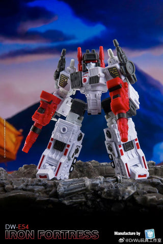 【Pre-Order】Dr.Wu & Mechanic Studio Extreme Warfare DWE54 DW-E54 Iron Fortress ( Metroplex ) Dr Wu 10cm / 4"