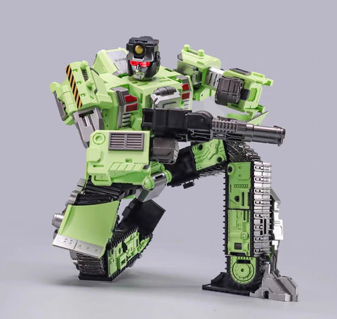 【Incoming】Mecha Invasion GLA05 GLA-05 & GLA06 GLA-06 Bonecrusher & Scavenger Giant Legion Heavy Builder (Constructors Devastator) Combiner (2 in 1 set) 21.5cm / 8.5"