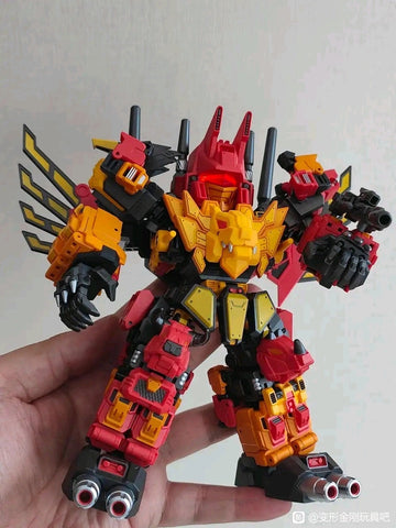  【Pre-Order】Jiguangmao Light Cat JGM-SKP01  Steel Kiddy Party Mini Ferocy (G1 Predaking) 17cm / 6.7"