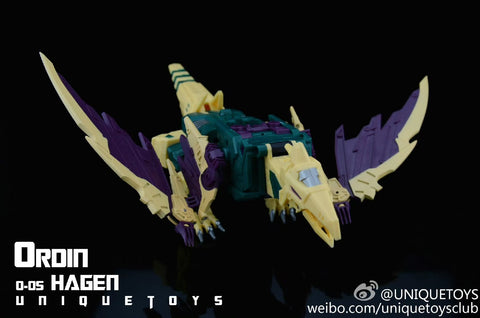 Unique Toys UT O05 O-05 Hagen / Odin Combiner (Cutthroat / Abominus) 17.8cm / 7“