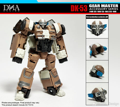 【Pre-Order】DNA Design DK-53 DK53 Upgrade Kits for Studio Series SS-100 Bumblebee & SS-105 Mirage & SS-108 Wheeljack