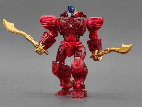 Robot Toys RT-01R RT01R Caesar (Beast Wars BW Optimus Primal) Crystal Red Version