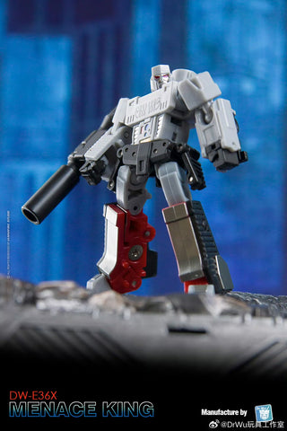 Dr.Wu & Mechanic Studio Extreme Warfare DW-E36X Menace King (Megatron) Red Leg Version 4.5cm