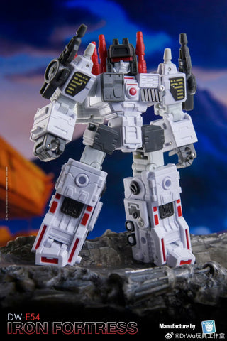 【Pre-Order】Dr.Wu & Mechanic Studio Extreme Warfare DWE54 DW-E54 Iron Fortress ( Metroplex ) Dr Wu 10cm / 4"