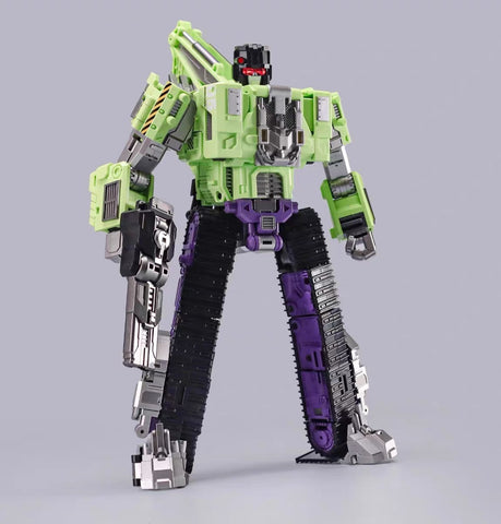 【Incoming】Mecha Invasion GLA05 GLA-05 & GLA06 GLA-06 Bonecrusher & Scavenger Giant Legion Heavy Builder (Constructors Devastator) Combiner (2 in 1 set) 21.5cm / 8.5"