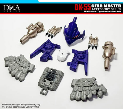 DNA Design DK-55 DK55 Upgrade Kits for Legacy United Leader Tigerhawk & Voyager Silverbolt