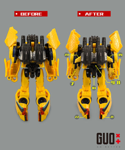 Go Better Studio GX-62 GX62 Upgrade Kit / Gap fillers for Studio Series 111 SS-111 Concept Art Sunstreaker Upgrade Kit