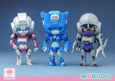 Magic Square MS-Toys Mukudo MS-G01X Peach Girl (Arcee) / G02 Little Ninja (Night Bird) / G03 Blueberry (Chromia) MSG01X / G02 / G03