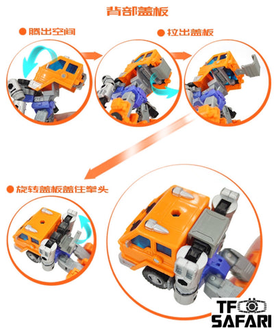 Go Better Studio GX-23 GX23 Gap Fillers for WFC Kingdom Huffer Upgrade Kit